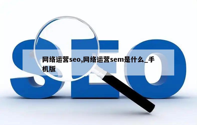 网络运营seo,网络运营sem是什么_手机版